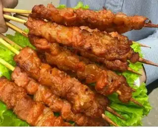 Hình ảnh Gà xiên que