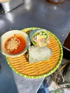 Đặc biệt Chả + Nem cuốn bánh ram ăn là dính - 49.000 ₫ tại Đặc Sản Phan Rang Linh Tổ - Tạ Quang Bửu