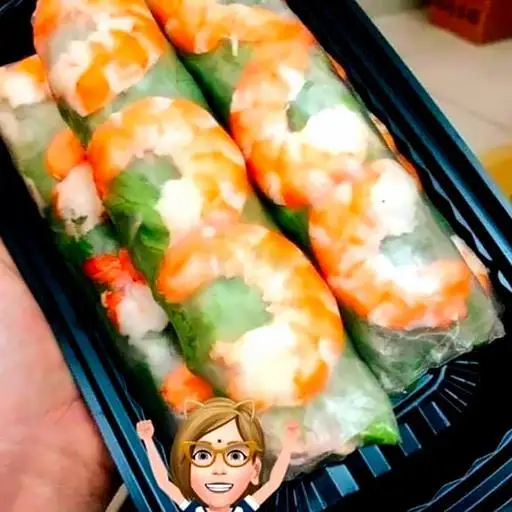 Hình ảnh Set 2 gỏi cuốn tôm to