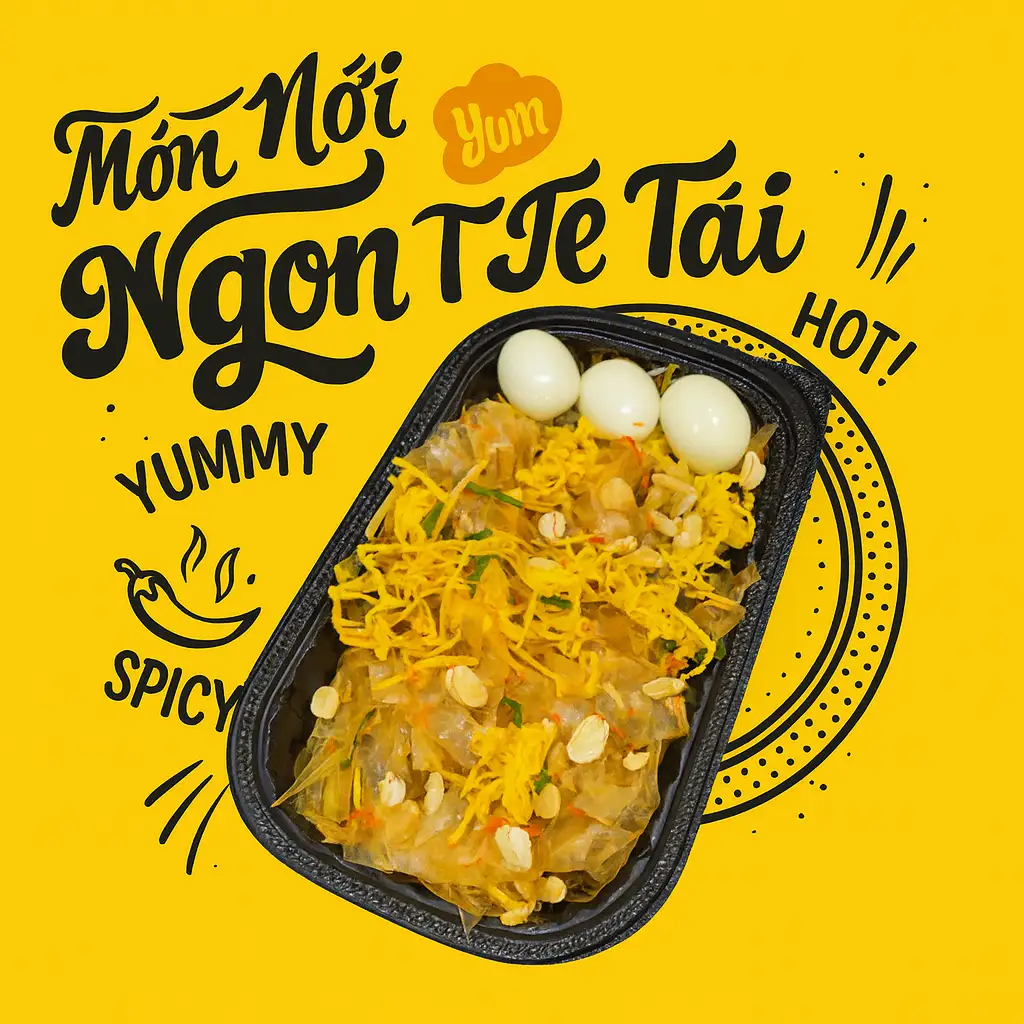 Bánh Tráng Trộn Truyền Thống - 35.000 ₫ tại Bánh Tráng Ăn Vặt Nghiện Store - Nguyễn Đình Chiểu