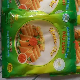 bánh tráng bía đậuxanh(1cai) - 12.000 ₫ tại Cô Mai - Bún Xào & Bún Chả Giò - Năm Châu