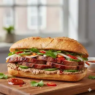 Hình ảnh Bánh mì Pate Thịt