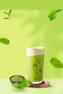 Hình ảnh Matcha latte kem muối