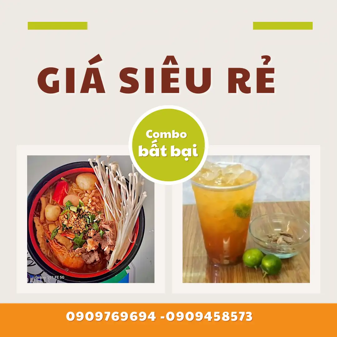 Combo bún Thái thập cẩm - trà tắc - 89.000 ₫ tại Bếp Nhà Su - Bún Thái, Mì Xào & Ăn Vặt - Đường 25A