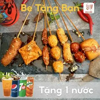 Hình ảnh Set viên ăn vặt - Tặng 1 nước size lớn