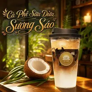 Hình ảnh Cà phê sữa dừa 