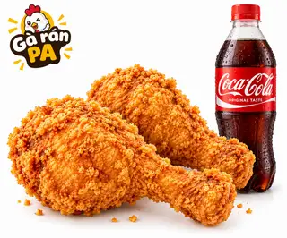 Hình ảnh Combo 2 Gà Giòn Coca-cola 