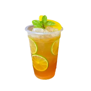 Hình ảnh Trà oolong chanh đào