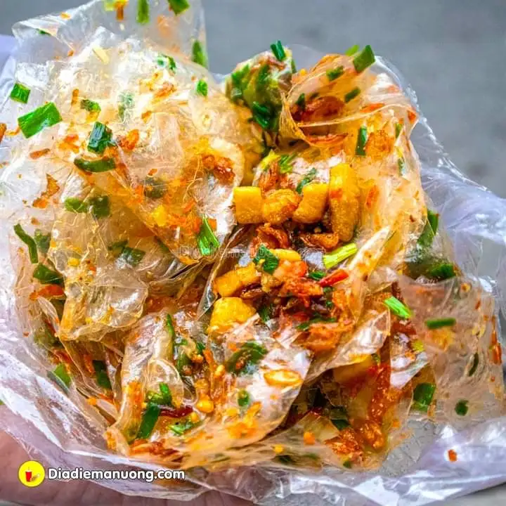 Bánh Tráng Dẻo Mỡ Hành Thịt Bằm - 35.000 ₫ tại Hồng Anh - Bánh Tráng Trộn - Võ Duy Ninh