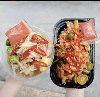 Hình ảnh Combo sả tắc lớn + sốt thái nhỏ
