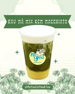 Rau Má Mix Kem Macchiato - 22.000 ₫ tại Me You Coffee & Tea - Đường Số 15