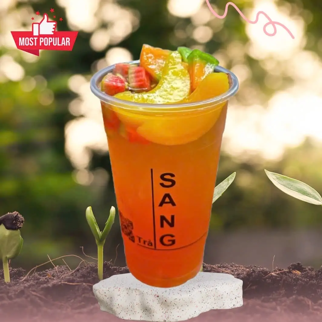Trà Tứ Quý Ly 1L - 45.000 ₫ tại Trà Sang - Trà Trái Cây Đậm Vị - Phùng Văn Cung