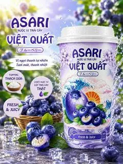 Hình ảnh ASARI NƯỚC UỐNG TRÁI CÂY VỊ VIỆT QUỐC 