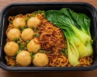 Hình ảnh Mỳ Trộn Cá ( Bò ) Viên