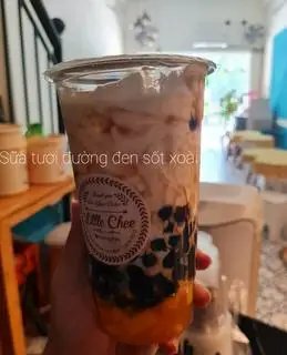 Hình ảnh Sữa Tươi Đường Đen sốt xoài