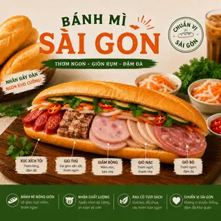 Hình ảnh Bánh mì Sài Gòn