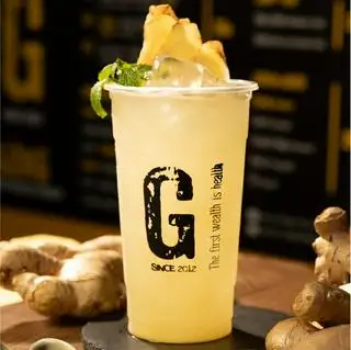 Nước ép Gừng + Thơm (500ml) - 39.000 ₫ tại GỪNG Quán - Trà, Cà Phê & Matcha - Lê Thạch