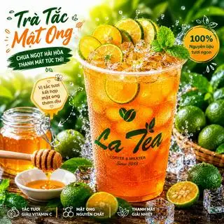 Trà Tắc Mật Ong - 32.000 ₫ tại Trà Sữa LaTea - Nguyễn Kiệm