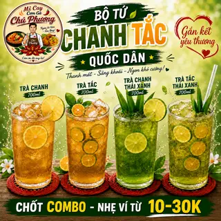 Hình ảnh Trà chanh tắc 700ml -Bộ tứ chanh tắc quốc dân