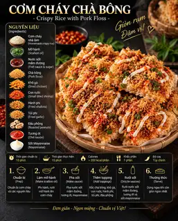 Hình ảnh Cơm cháy chà bông