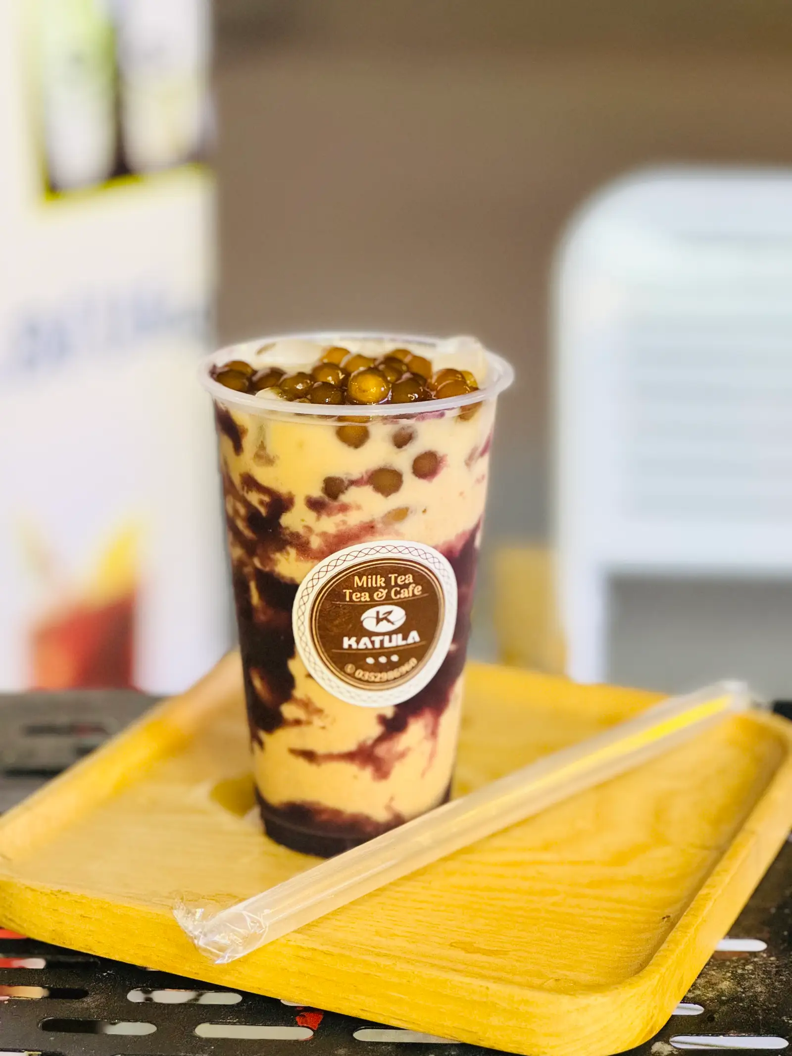 Hình ảnh Trà sữa khoai môn