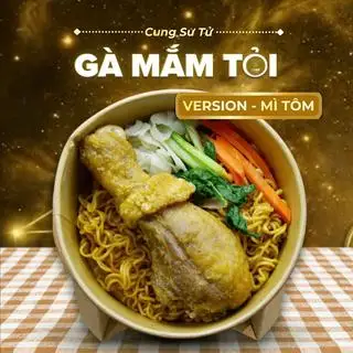 Hình ảnh Mì Trộn Đùi Gà Mắm Tỏi