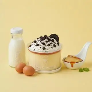 Bánh Flan x2 Kem Cheese Oreo - 35.000 ₫ tại Bông Mây - Tiệm Trà Sữa, Cà Phê  & Panna Cotta - Cô Giang