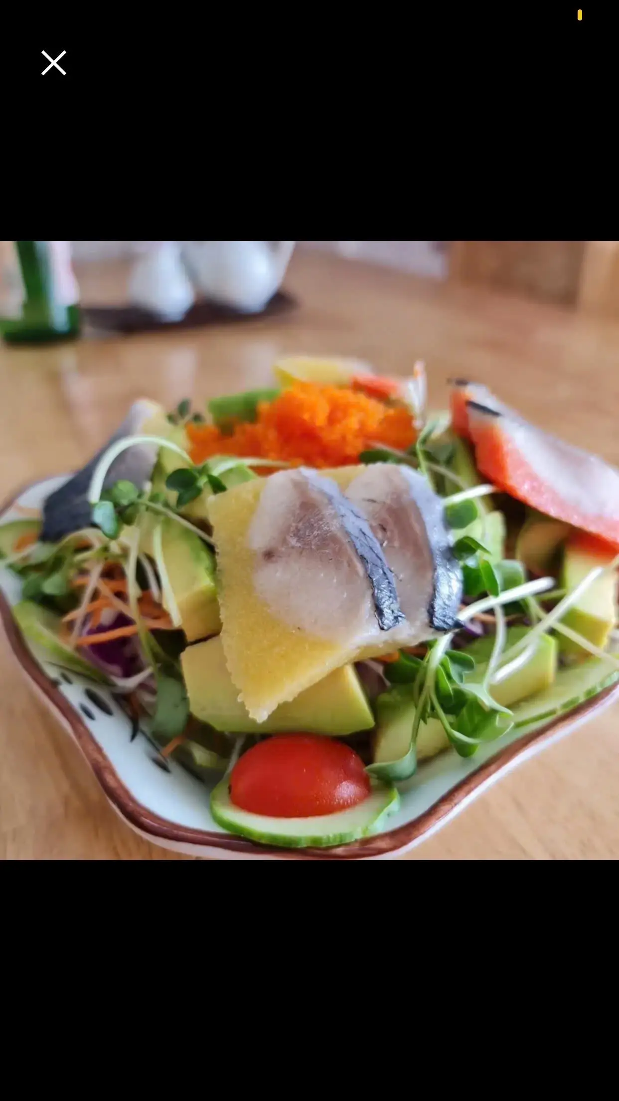 Hình ảnh salad cá trích + sốt mè