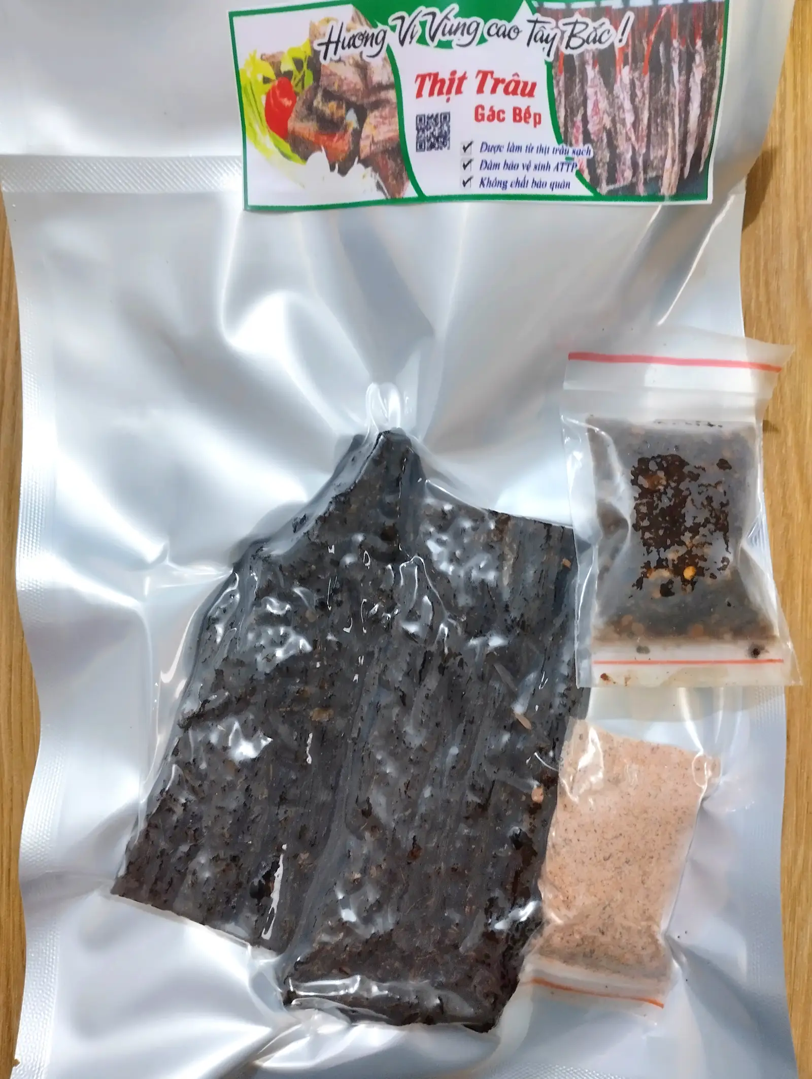 Hình ảnh Trâu gác bếp gói 200g( tặng chẩm chéo)