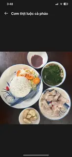 Cơm thịt luộc cà pháo - 45.000 ₫ tại Cơm Tấm & Bún Thịt Nướng Cô Út Vinhomes - Điện Biên Phủ