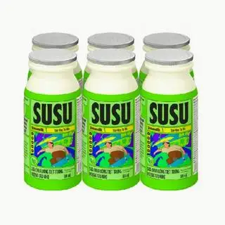 Lốc 6 Chai Sữa Táo Nho SuSu 80ml, Sữa Chua Uống Xanh Lá Thơm Ngon Trẻ Em - 85.000 ₫ tại 3 Chị Em Quán - Trà Sữa, Cà Phê & Tàu Hũ Singapore - Huỳnh Văn Nghệ
