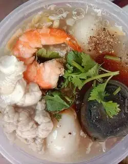   2 món: 1 Súp Tươi đặc biệt +1 Sâm Lạnh( có nắm Linh Chi bắp mỹ thịt cua tươi,Óc ,bắc thảo)  - 65.000 ₫ tại Súp Cua Cô My - Súp Cua 2 Trứng Cút Óc Heo & Trứng Bắc Thảo - 611/85 Điện Biên Phủ