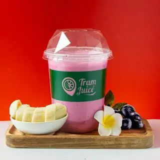 F05. Sinh tố Chuối - Việt quất - 43.000 ₫ tại Trạm Juice - Nước Ép & Sinh Tố - Huỳnh Văn Bánh