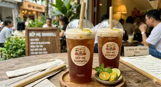 Hồng trà tắc tươi Ly 700ml - 29.000 ₫ tại Bếp Mẹ Shin Will - Chân Gà Sốt Thái Cay 5 Cấp Độ, Trà Sữa & Ăn Vặt - Đường Số 20