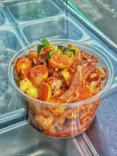 Tai Heo+ Chân Gà Mix Trứng Non Sốt Thái- Hộp Vừa 500gram - 189.000 ₫ tại Tường Vi - Cá Viên Chiên Nước Mắm, Trứng Non & Chân Gà Sốt Thái - Đoàn Văn Bơ