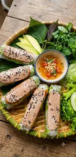 Hình ảnh set 5 gỏi cuốn xúc xích