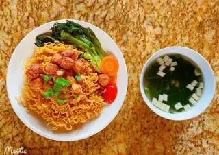 Hình ảnh Mỳ trộn tôm viên
