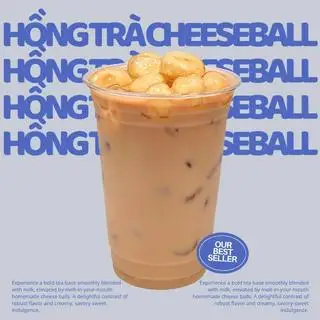 Hình ảnh Hồng trà Cheese ball