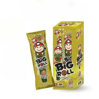 Hình ảnh Rong Biển TKN BIG ROLL Vị Mực (Hộp 6 cái)