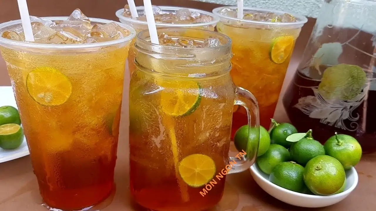 Hình ảnh trà tắc thơm ngon