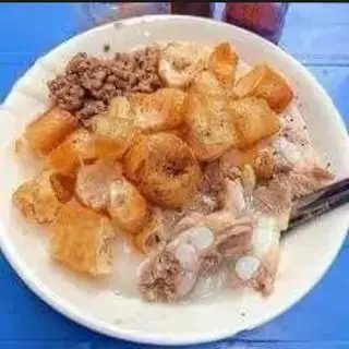 Hình ảnh Cháo sườn sụn ruốc quẩy -xuất to