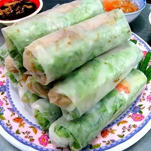 Gỏi Cuốn Thịt Luộc - 11.000 ₫ tại Gỏi Cuốn Và Bánh Mì Hấp 85 - Âu Dương Lân
