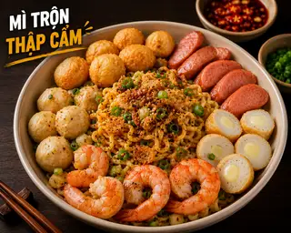 Hình ảnh Mì trộn thập cẩm