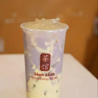 Oolong sữa double khoai môn - 36.000 ₫ tại Trà Sữa Không Bột Béo - Tiệm Trà HongKong Sảnh Sảnh - Hai Bà Trưng