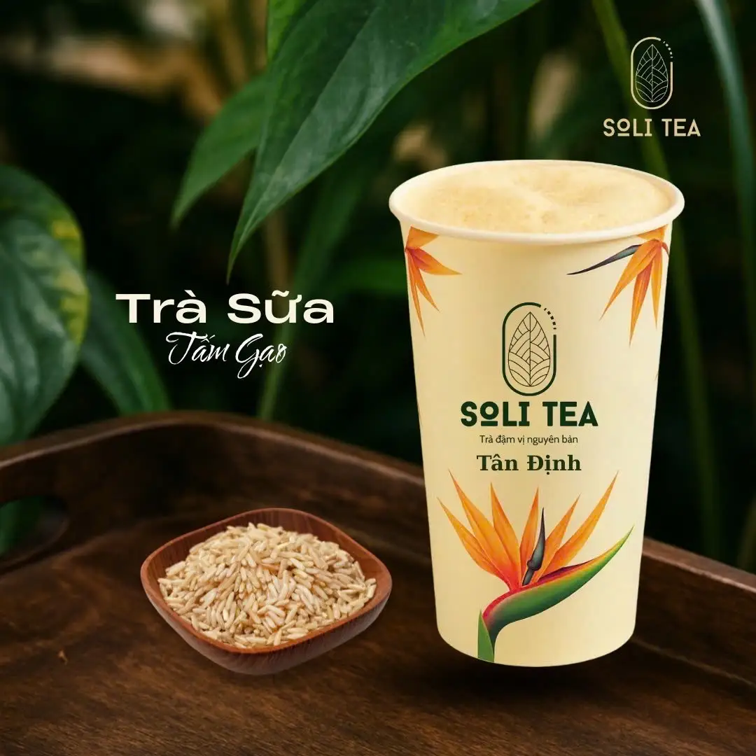 Trà Sữa Tấm Gạo Size L - 35.000 ₫ tại Tiệm Trà Soli - 205 Hoàng Sa
