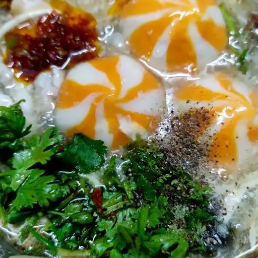 Hình ảnh Súp bánh bao trứng cá