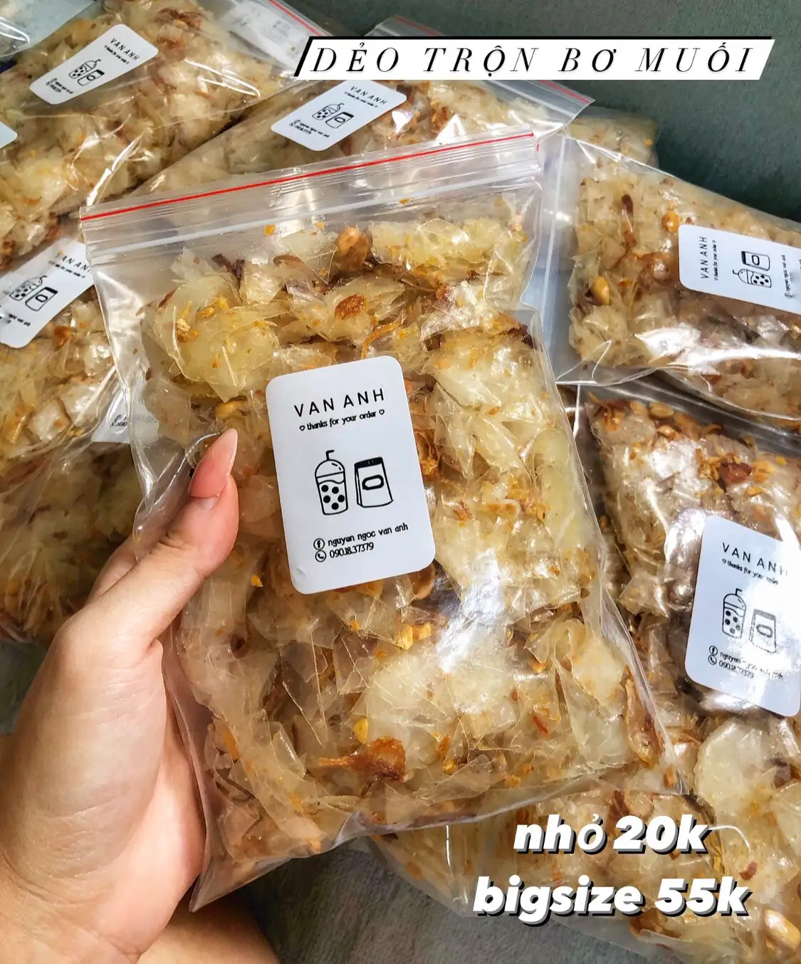 Trộn bơ muối độc quyền - 30.000 ₫ tại Ngọc Vân Anh - Bánh Tráng & Trà Sữa - Lê Văn Sỹ