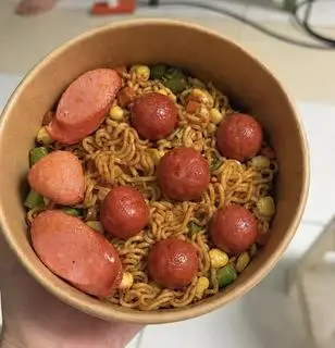 Hình ảnh Mì trộn Indomie hồ lô