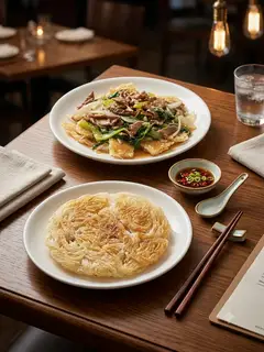 Hình ảnh Phở bò chiên giòn