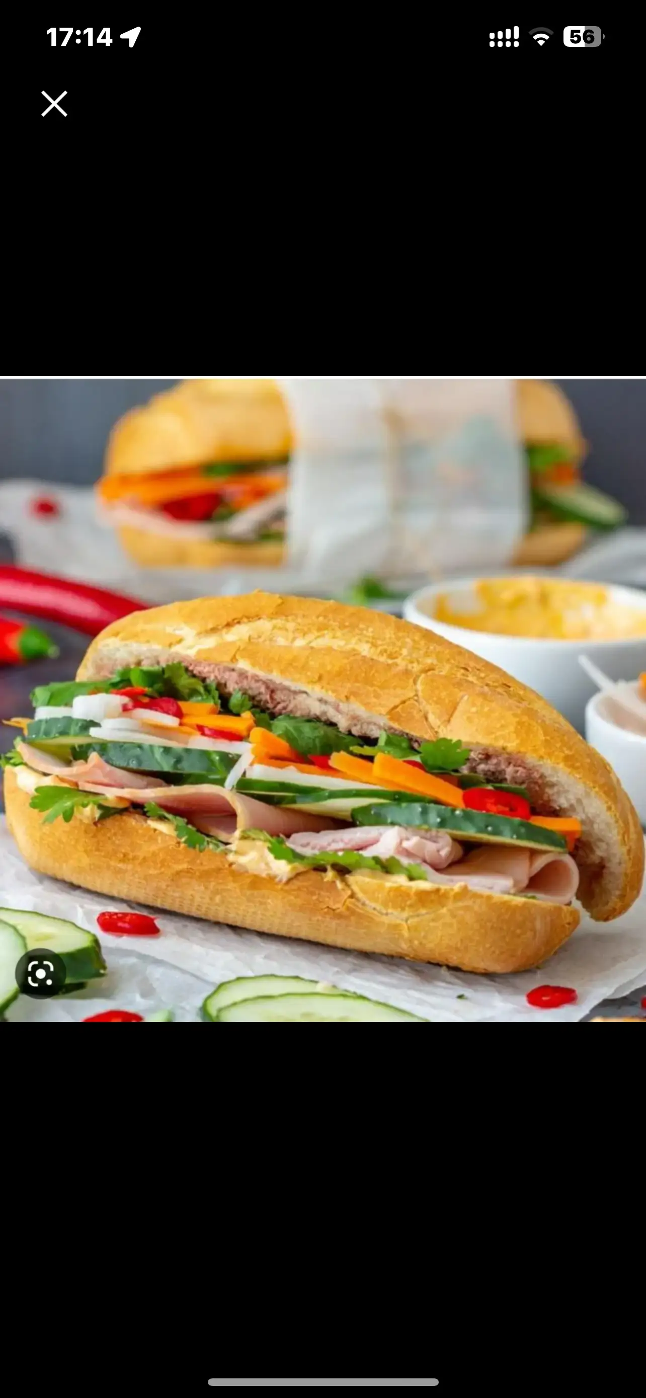 Bánh mì thịt chả - 27.000 ₫ tại Phong Vũ - Bánh Mì Hà Nội, Xôi Mặn & Bánh Bao - Tô Ký